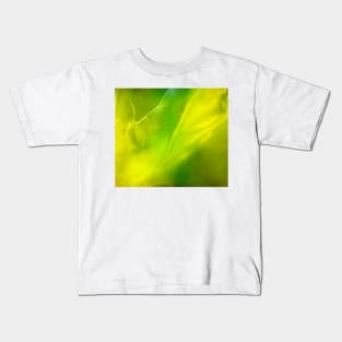 Textured Green Leaf Kids T-Shirt